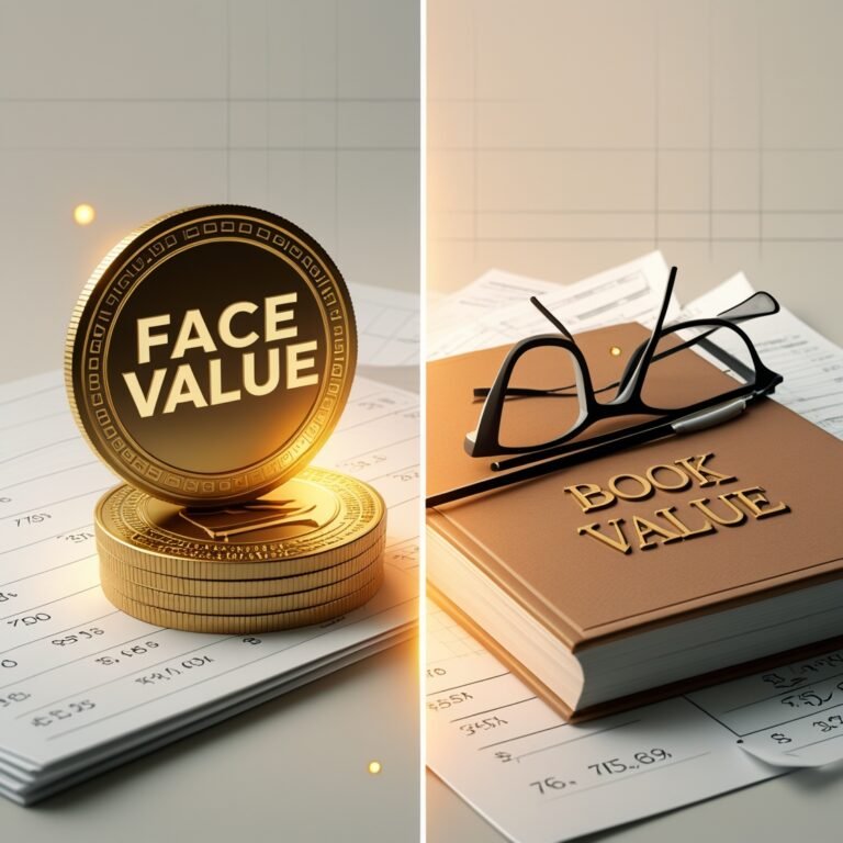 Face value vs book value